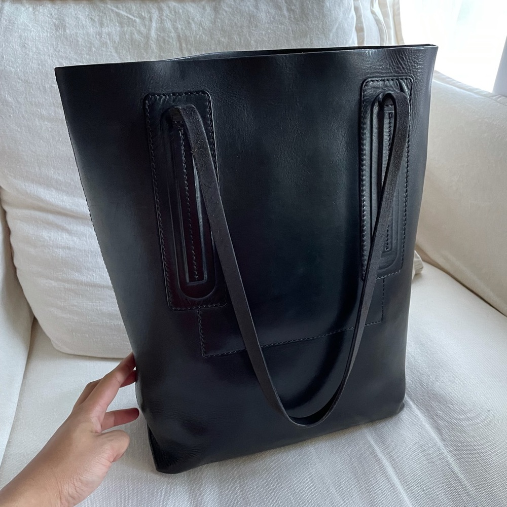 Rick Owens horse leather tote bag